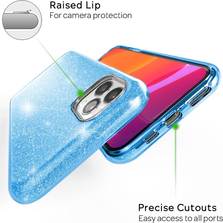 Produktbild Nalia Glitzer Hülle (Apple iPhone 11 Pro Max)
