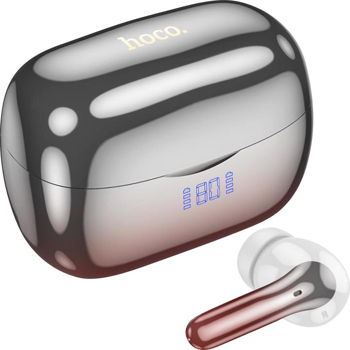 Actual product image Hoco Bluetooth headphones chrome effect (ANC, 7 h, Wireless)