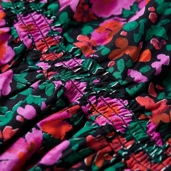 Immagine prodotto VidaXL Vestito per bambini con maniche lunghe rosa brillante 128,Materiale: 95 (128)