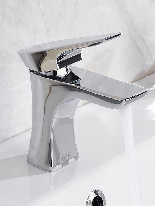 Actual product image Bristan Eco Start Basin Mixer with Flow Regulator and Ceramic Cartridge