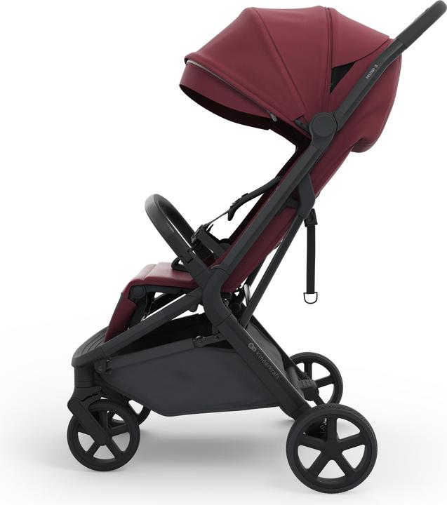 Actual product image KinderKraft Compact Stroller NUBI 3 burgundy