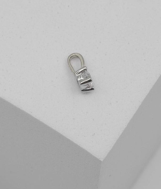 Image du produit Muau Pendentif monture 4 poignées (Or blanc 750 H SI 0. 10ct.)