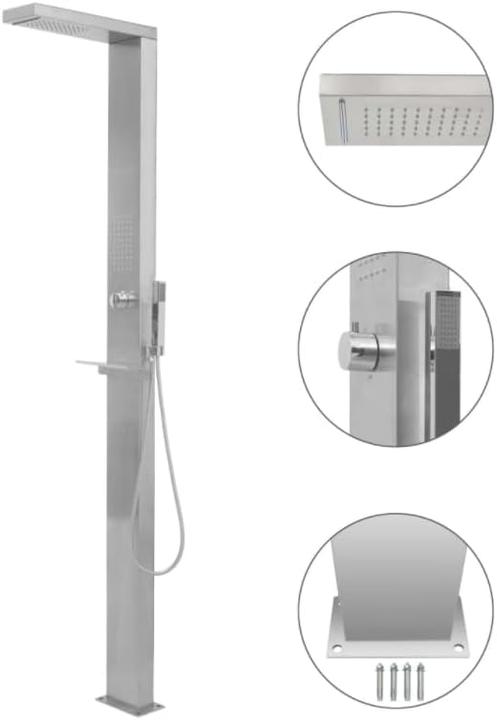 Produktbild vidaXL Duschsäule, Quadratisch