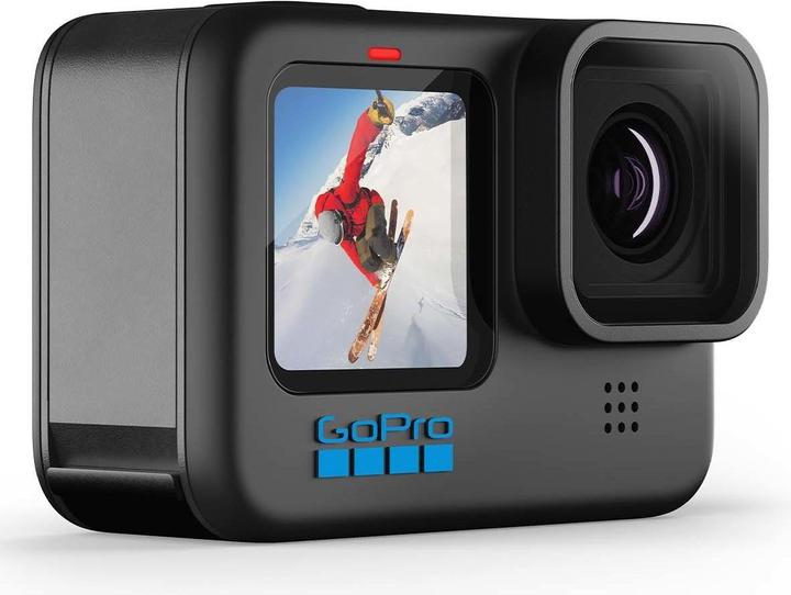 Image du produit GoPro HERO10 Black (carte MicroSDXC de 128 Go incluse) (60p, Bluetooth, WiFi)
