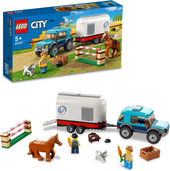 Produktbild LEGO SUV mit Pferdeanhänger (60327, LEGO City)