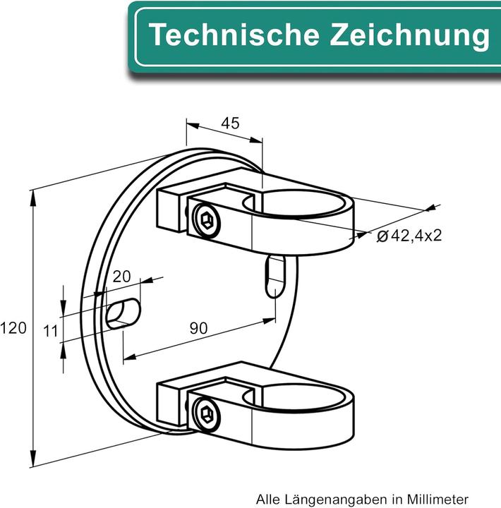 Immagine prodotto PRIOstahl Pfostenhalter
