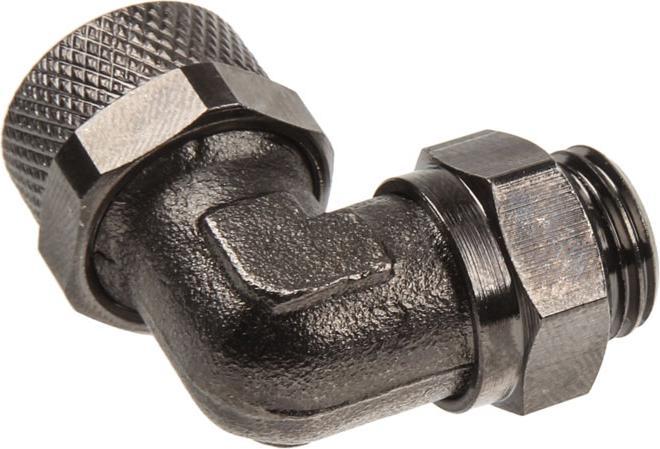 Image du produit Aquatuning 13/10mm Douille à visser orientable à 90