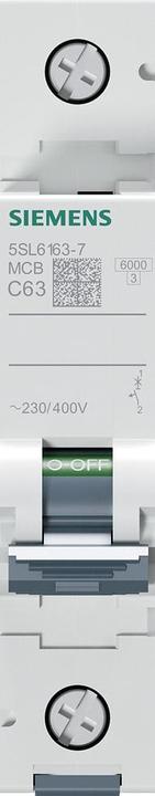 Actual product image Siemens LSSwitch V 6kA C 63A