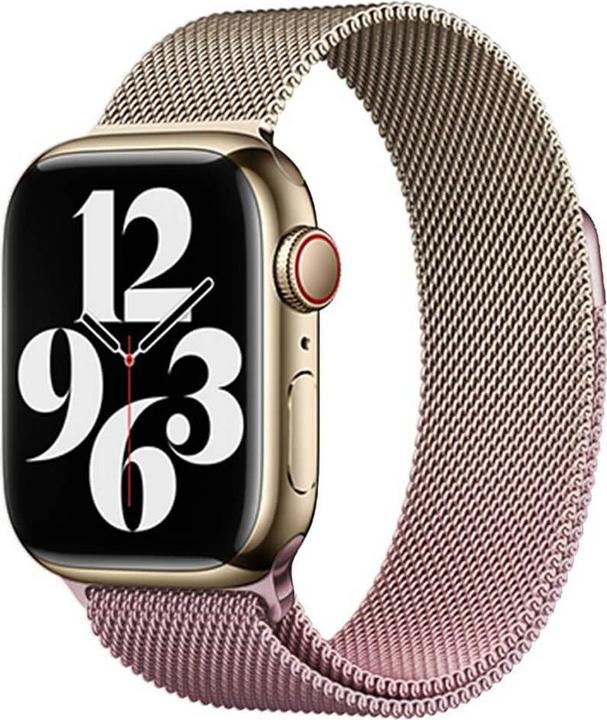Produktbild Cover-Discount Apple Watch 44/45/46/49mm - Magnetisches Ersatzarmband Milanese (Edelstahl)