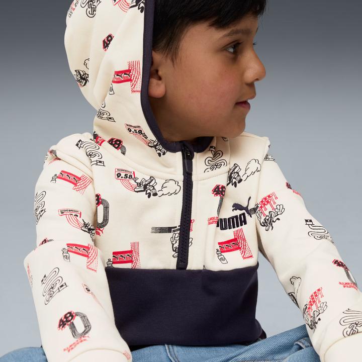 Produktbild Puma LITTLE RUNNERS Half-Zip Hoodie PS (104)
