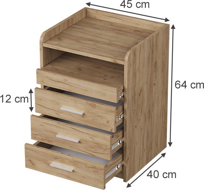 Immagine prodotto Vicco Edis (45 x 40 x 64 cm)