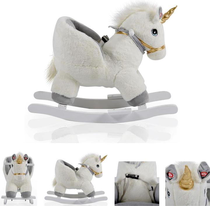 Actual product image Moni Plush unicorn rocking animal Moon