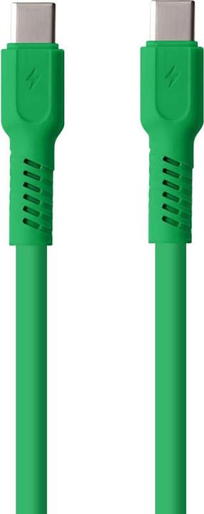 Produktbild Forever COLORUM Kabel USB-C - USB-C 1,8m 3A CK60-CC-04 xGreen (1.80 m, USB 3.2 Gen 1, 60 W)