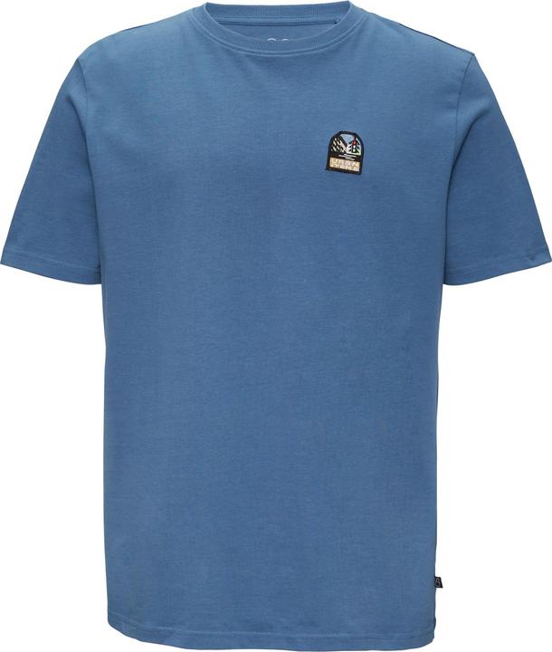 S.Oliver T-Shirt T-Shirt mit gesticktem Patch (XS)