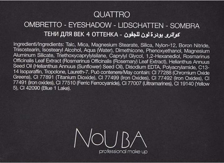 Actual product image Nouba Quattro 4-tone Eyeshadow No. 640 (No. 640)