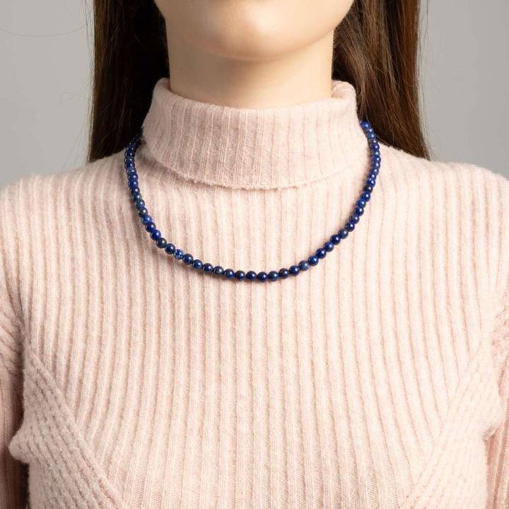 Immagine prodotto Bijouteria Collana di pietre (Acciaio inossidabile, Lapislazzuli, 45 cm)