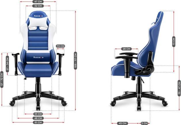 Produktbild Huzaro Gaming chair for children Ranger 6.0 Gaming Chair, Blue