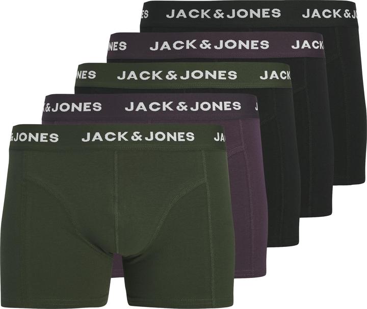 Actual product image Jack & Jones Jacjj Solid Trunks 5 Pack (M, 5-pack)