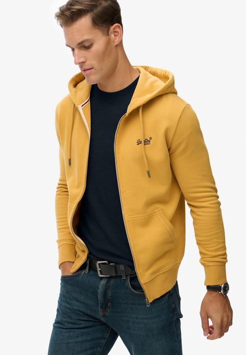 Produktbild Superdry Essential Logo Zip-Hoodie mit angerauter Innenseite (L)