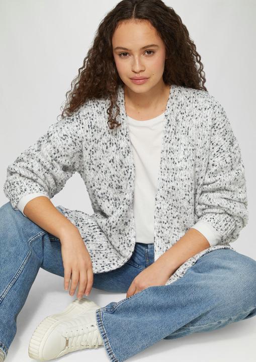 Immagine prodotto S.Oliver Strickjacke Melierter Cardigan mit weiten Ärmeln im Relaxed Fit (44)