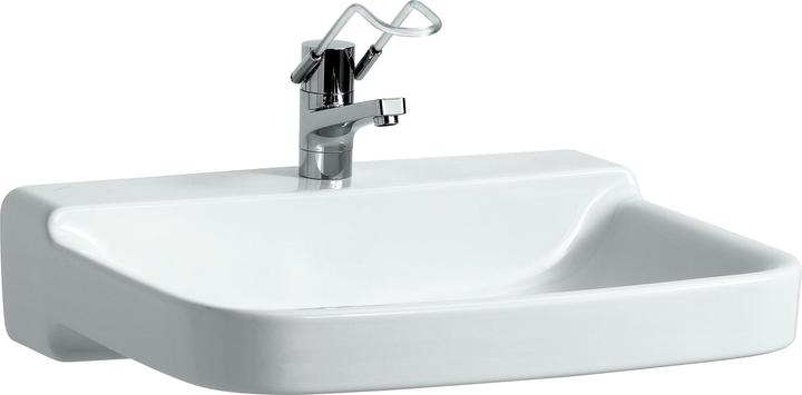 Produktbild Laufen Waschtisch PRO LIBERTY 650x550mm barrierefr m HL o ÜL weiss (550 mm, 650 mm)