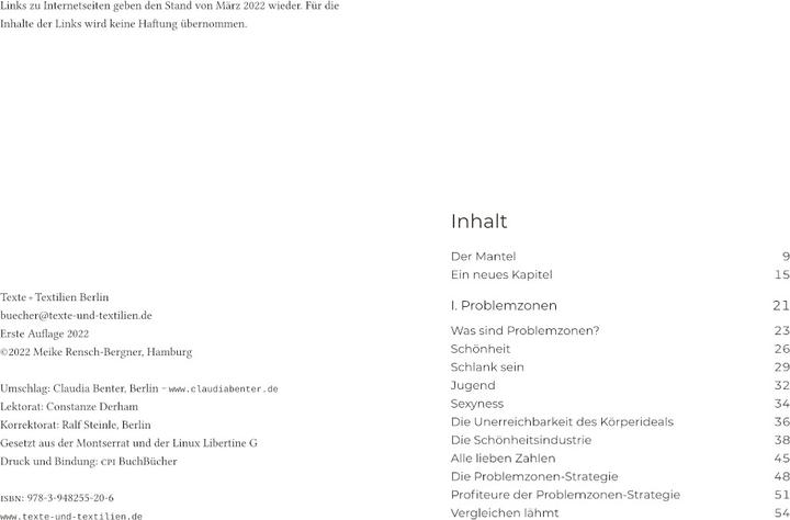 Produktbild Abschaffung der Problemzonen (Deutsch, Meike Rensch-Bergner, 2022)