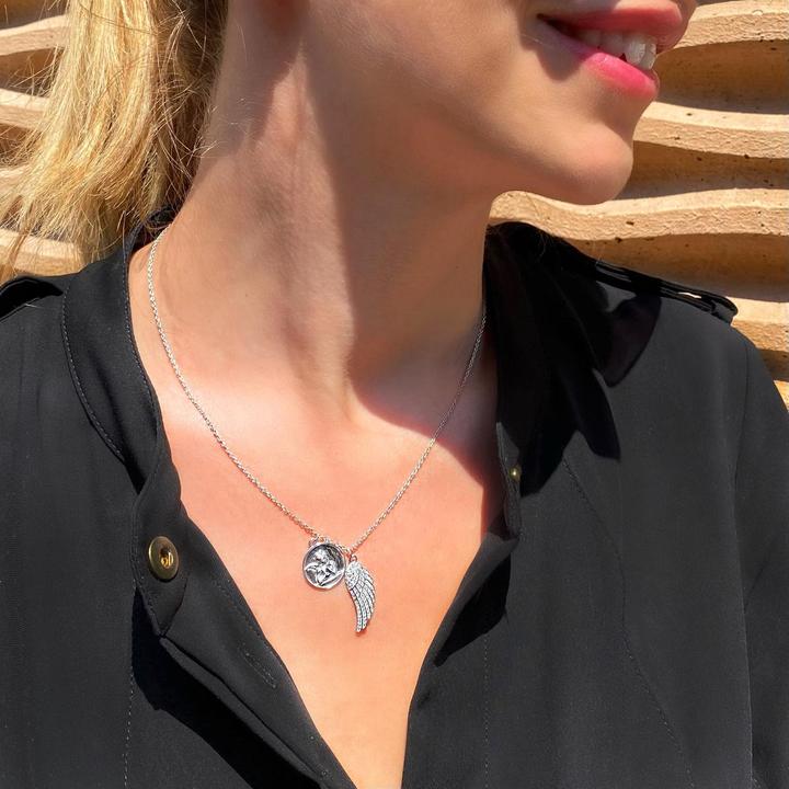 Actual product image Candy Angel necklace, 925 sterling silver (925 Sterling silver, 42 - 45 cm)