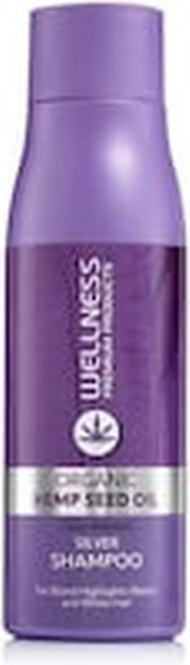 Produktbild Wellness Premium Products Silver Shampoo for Blonde and Grey Hair Tones 500ml (500 ml, Flüssiges Shampoo)