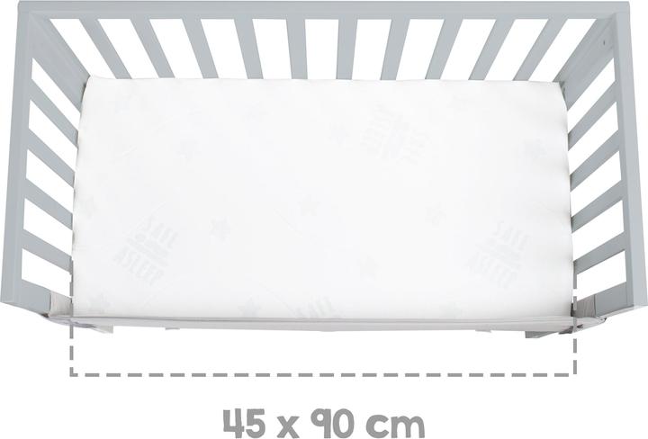 Image du produit Roba Lit d'appoint 2en1 avec barrière + matelas