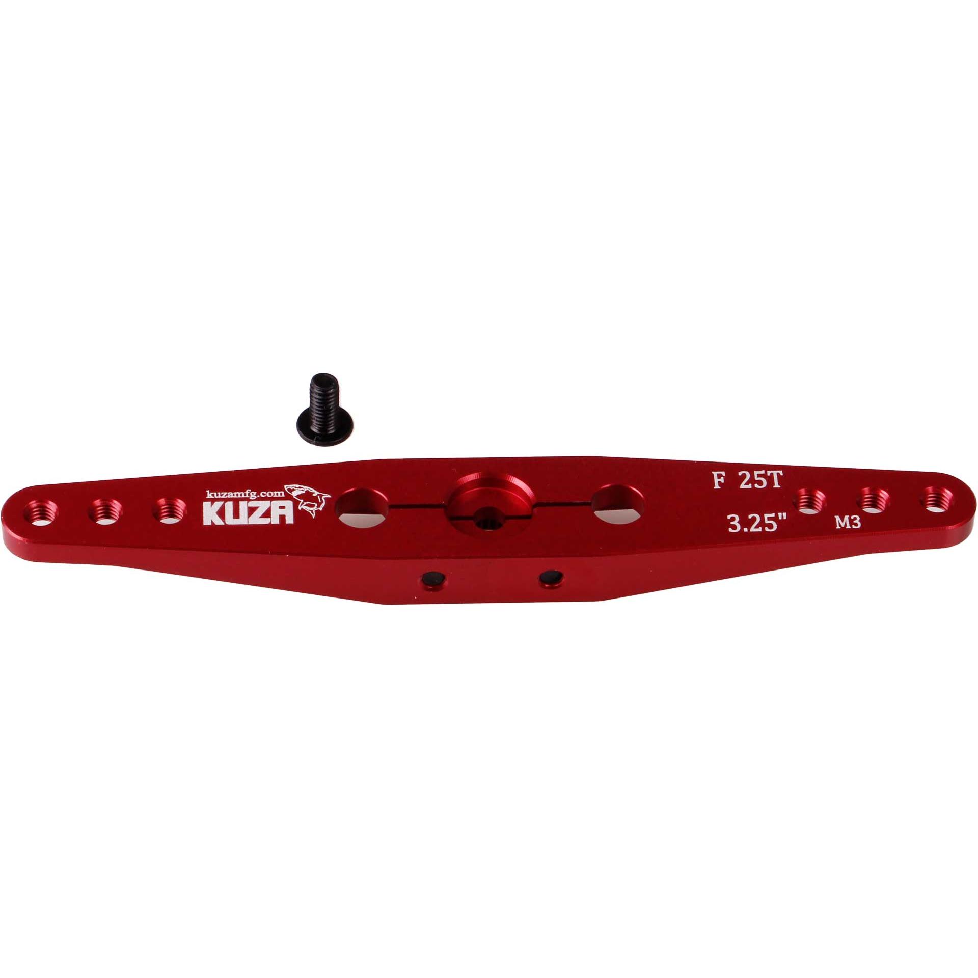 Kuza Servohebel 2-Arm Futaba 25T 84/72/60mm 3.25" M3 Heavy Duty V2 Aluminium