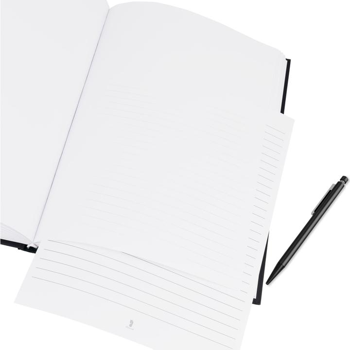 Image du produit Rössler Carnet de notes SOHO A4 96BL noir (A4, Blanc, Couverture rigide)