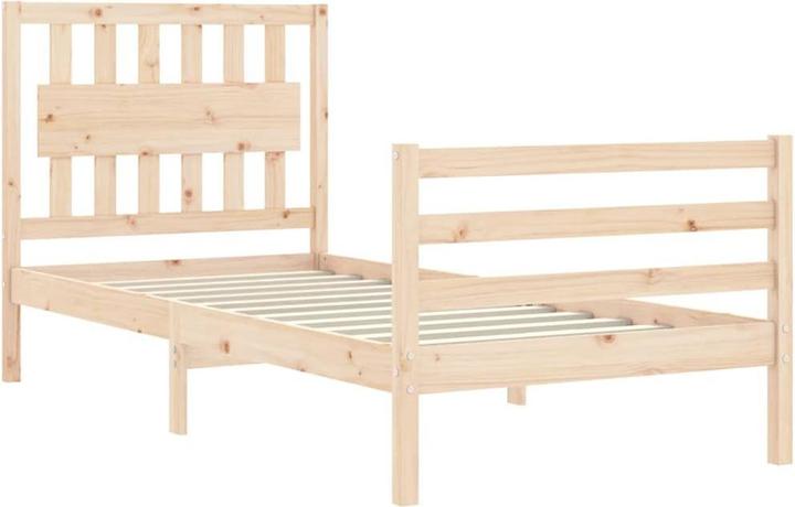 Actual product image vidaXL Bettgestell (90 x 200 cm)