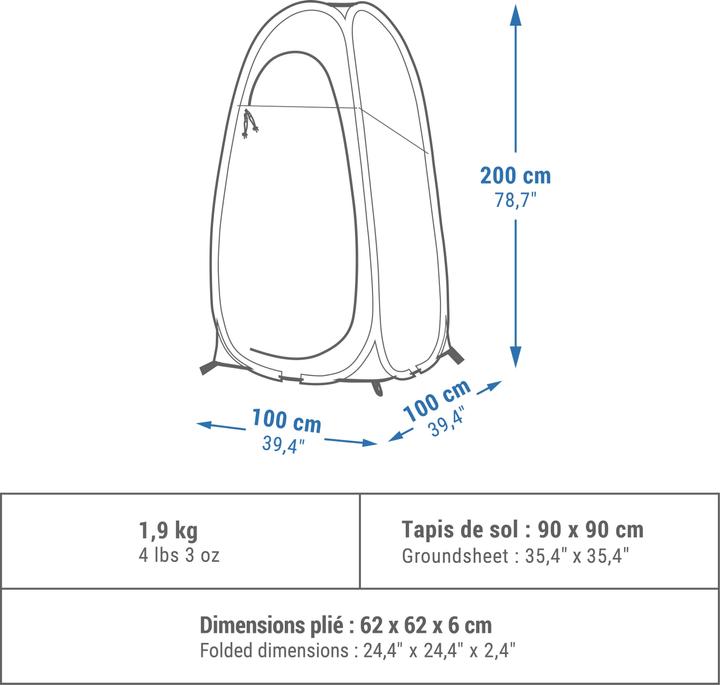 Actual product image Quechua Second (1.75 kg, 1 person)