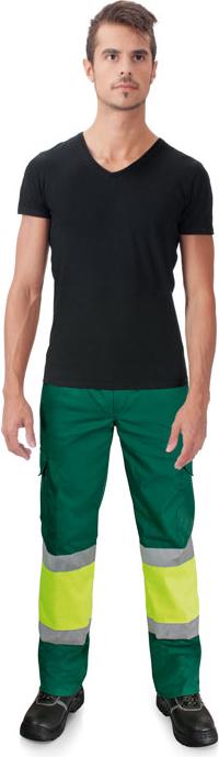 Actual product image VITO High Visibility Work Pant Green - Size 44 (44)