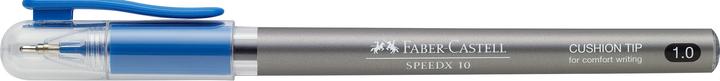 Immagine prodotto Faber-Castell SPEEDX - Penna a sfera (Argento, Azzurro, 1x)