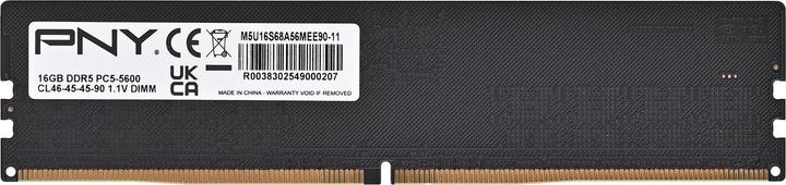 Actual product image PNY *16GB DDR5 5600MHz DIMM MD16GSD55600-SB (1 x 16GB, 5600 MHz, DDR5 RAM, DIMM)