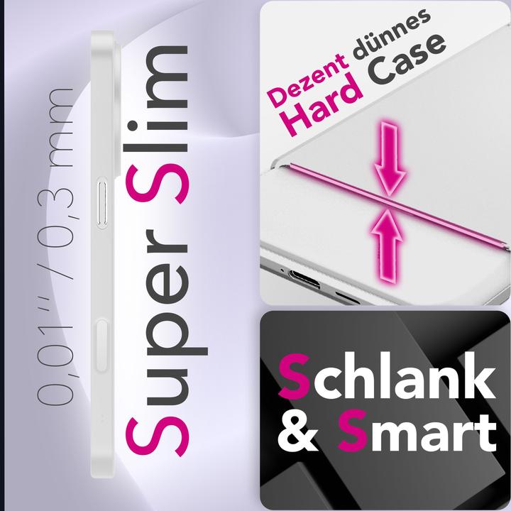 Produktbild Nalia Cover "Phantom" - 0,3mm Extrem Dünn & Leicht, Mattiert, Anti-Fingerprint Hülle - Ultra-Slim Hardcase (Apple iPhone 17 Pro)