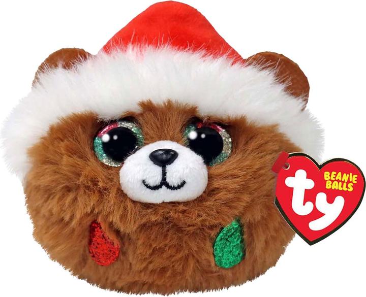 Ty Orsetto di Natale Teeny Puffies Marrone 10 cm (10 cm)
