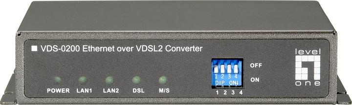 Produktbild LevelOne VDS-0200: Media Konvert. RJ45-VDSL (Media Konverter)
