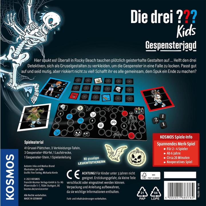 Actual product image Kosmos KOO The Three??? Kids Ghost Hunt 683764 (German)