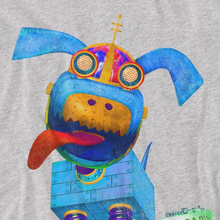 Actual product image Boy Genius Mens Goddard Neon T-Shirt (XL)