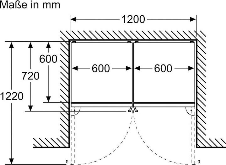 Produktbild Siemens KÜHL-GEFRIERKOMBI STAND 203X60 (KG39NAIAU GST) (363 l)