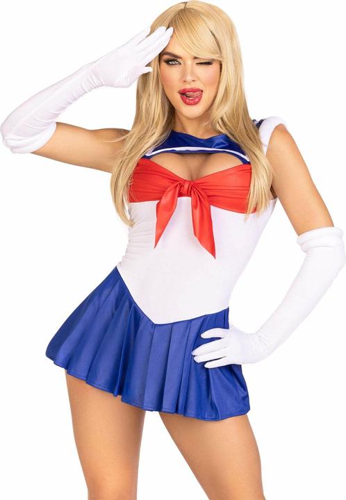 Actual product image Leg Avenue Kostãoem Sexy Sailor Multicoloured S (S)