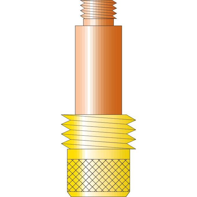 Trafimet, Schweissgerät Zubehör, Spannhülsengehäuse Gaslinse D:2,4,45V26