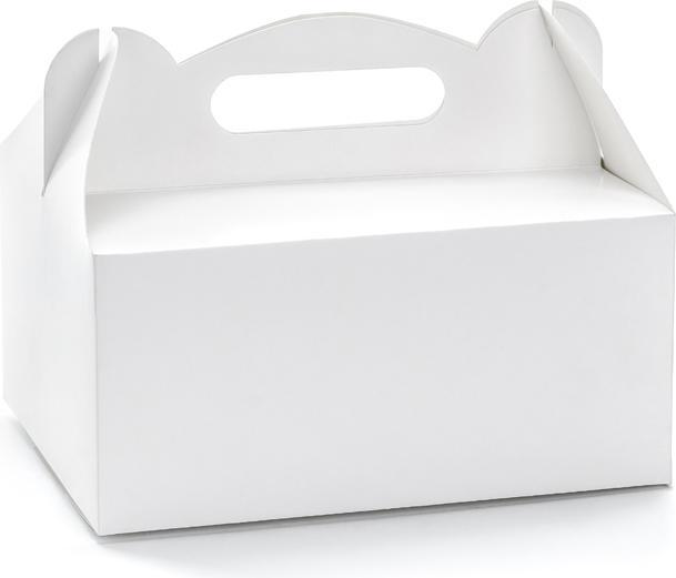 Produktbild Partydeco Decorative wedding cake boxes, white, 19x14x9cm (1 pkt / 10 pc.)