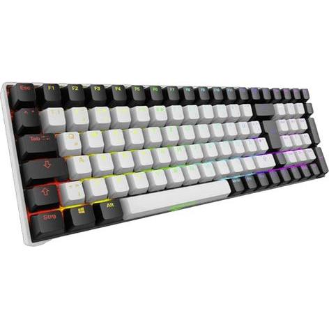 Sharkoon SGK50 S2 wh Gateron Brown DE (DE, Kabelgebunden, Kabellos), Tastatur, Weiss