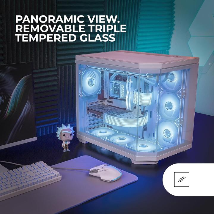 Produktbild Mars Gaming MC-3TCOREW (ATX, mATX, Mini-ITX)