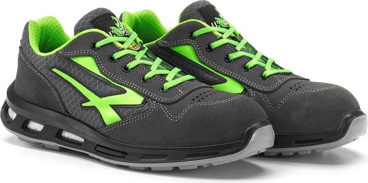 Produktbild U-Power Sicherheitsschuh Point Grösse 44 grau/grün S1P SRC EN ISO 20345 Veloursleder/Nylon (S1P, 44)