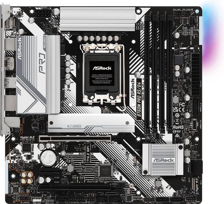 Immagine prodotto AsRock B760M PRO RS/D4 (LGA 1700, Intel B760, mATX)