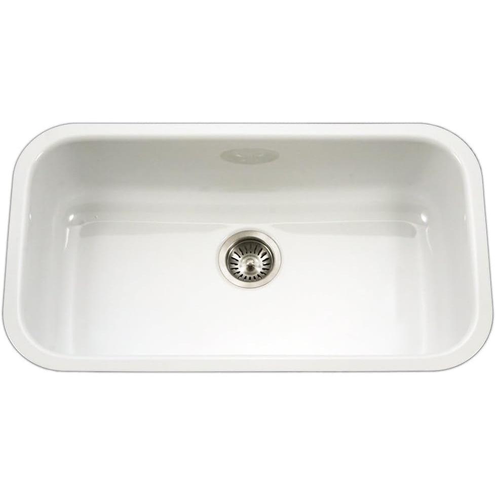 Houzer Bianco Lavello, Porcela (Lavello Sottopiano, 78.40 Cm, 44 Cm)